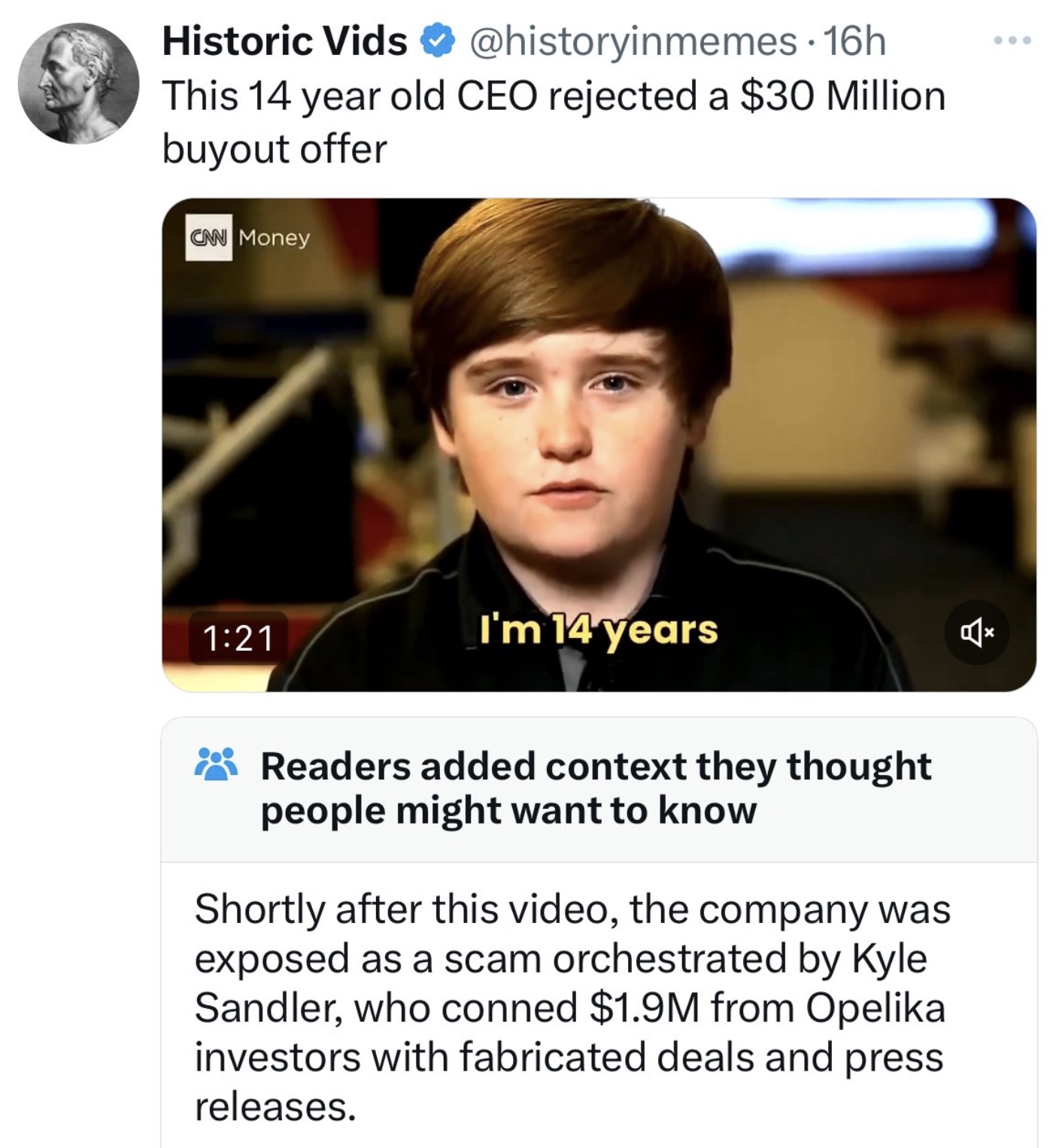 taylor rosenthal now - Historic Vids 16h This 14 year old Ceo rejected a $30 Million buyout offer Cnn Money I'm 14 years Readers added context they thought people might want to know Shortly after this video, the company was exposed as a scam orchestrated 